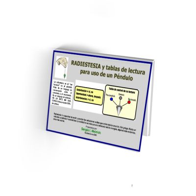 Libro Radiestesia con péndulo incluido
